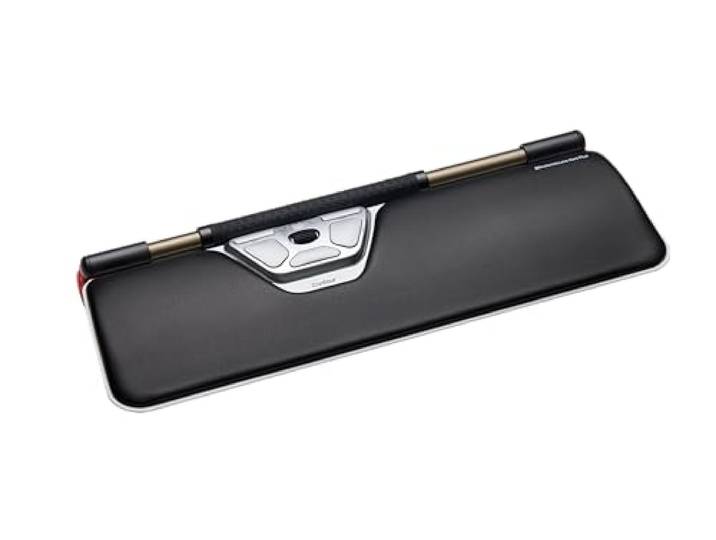 Contour RollerMouse Rode Ergonomische Muis voor Schouder Onderarm Pols Spanningsverlichting voor RSI Carpaal Tunnel Gecentreerde Rollerbar 6 Aanpasbare Knoppen Mac/PC Compatibel - Draadloos - Plus