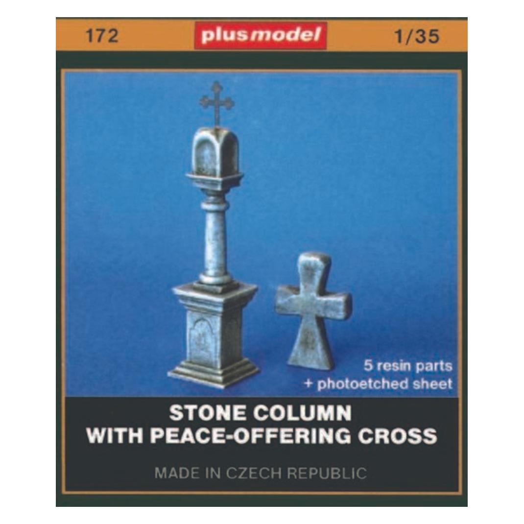 Plus Model Steinläule mit Friedensangebot Kreuz (23801278)