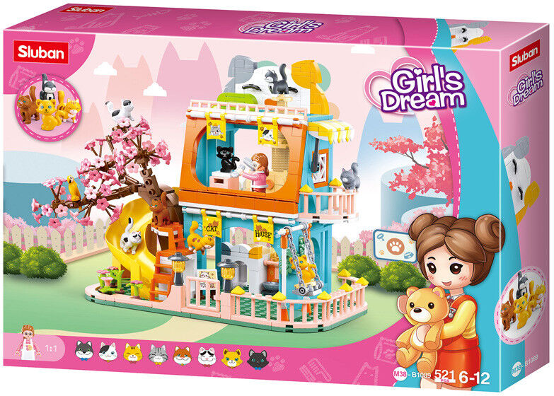 Girls Dream : Cat House 521 pcs - Sluban
