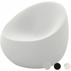 Vondom »STONE« Outdoor Lounge Sessel Lackiert Hochglanz / White