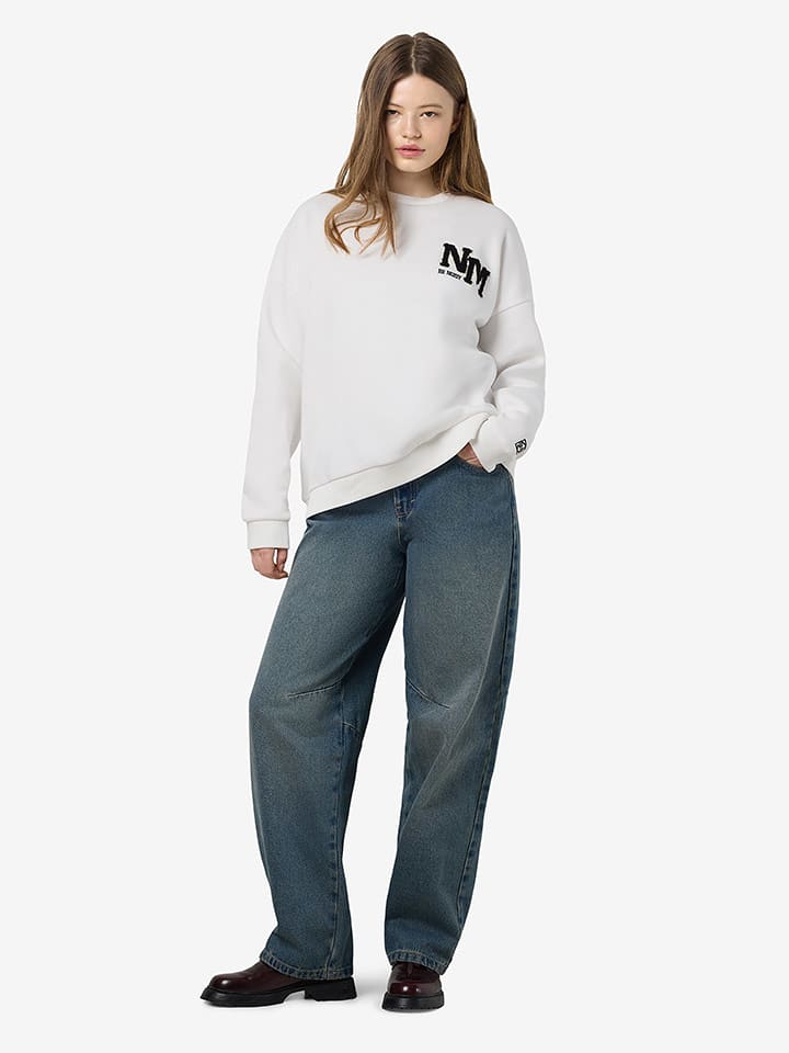 Noisy may Sweatshirt in Weiß - M