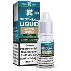 American Tobacco 10ml NicSalt Liquid by SC 10ml / 20mg