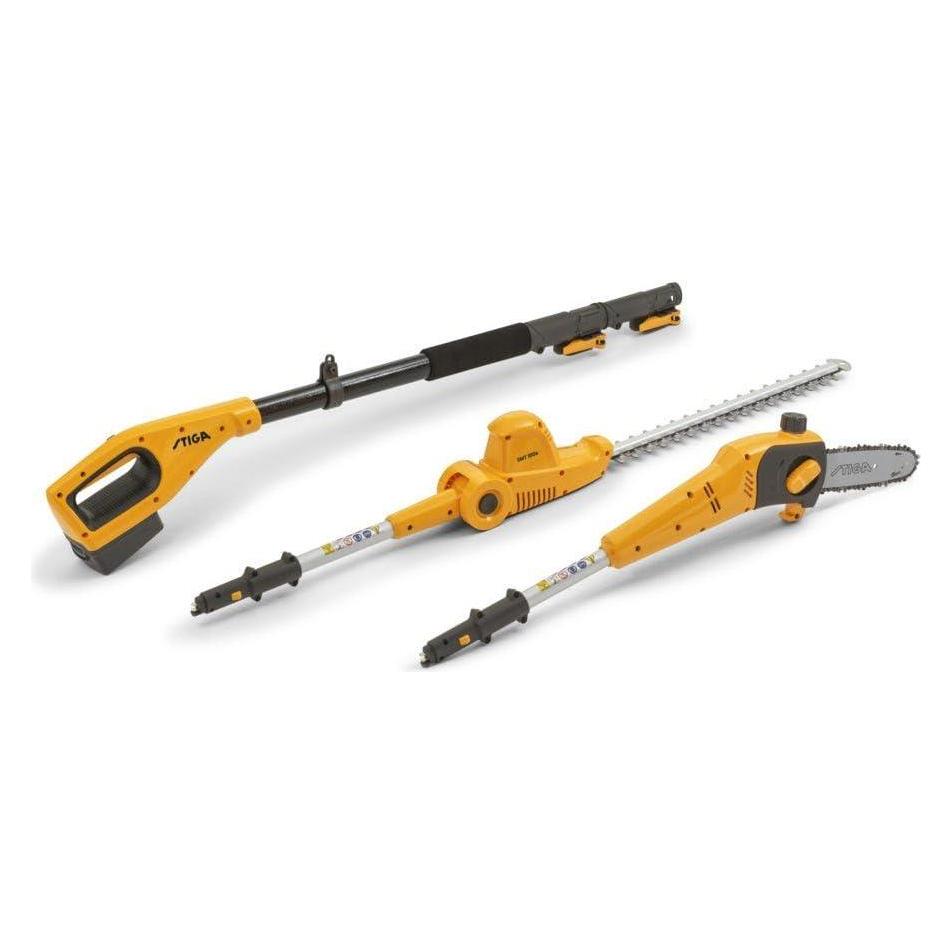 Stiga SMT 100e Multifunktions-Akku-Werkzeugset - 20 V, 4 Ah - Heckenschere & Astschere - 55 cm (59891153)