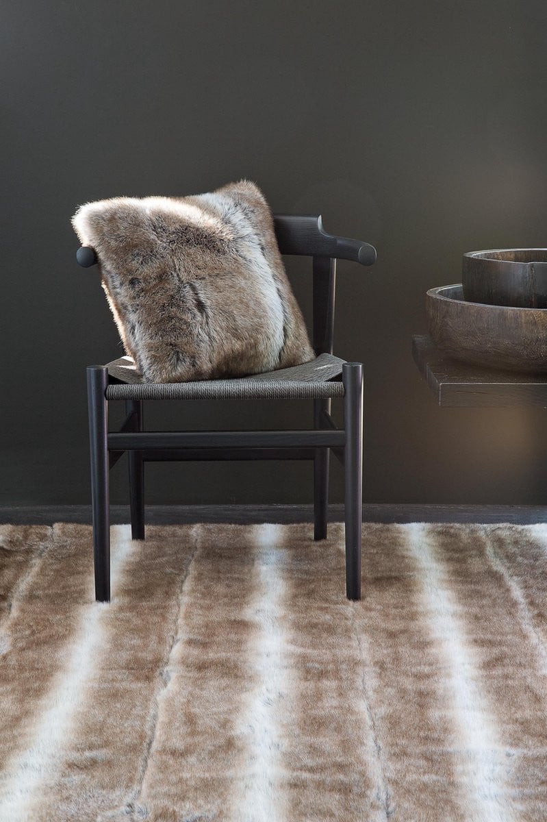 Ligne Pure Feel Kussen - Bruin - 70 x 70 cm