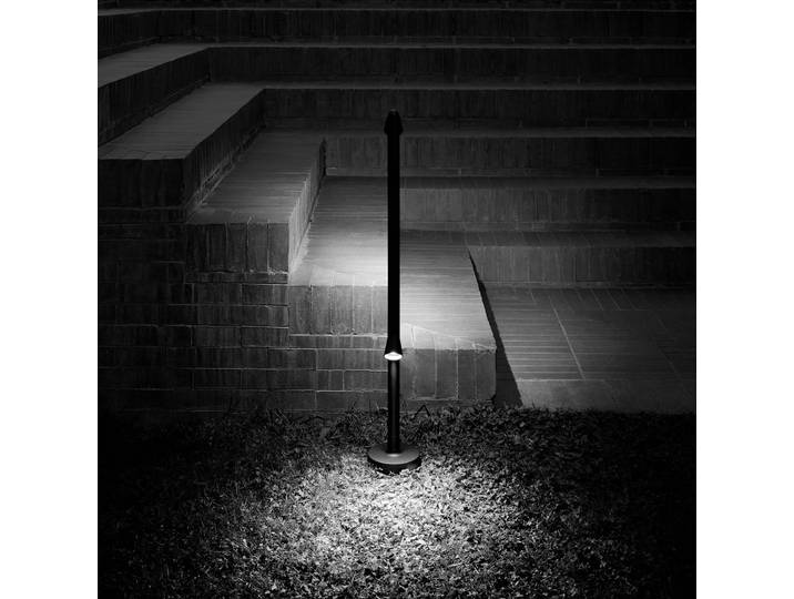 Flos Architectural LED Wegeleuchte Walkstick 2 Double, schwarz, Aluminium, Design, LED Außenleuchte
