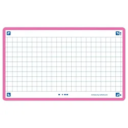 Oxford Karteikarten Flash DIN A7 kariert fuchsia