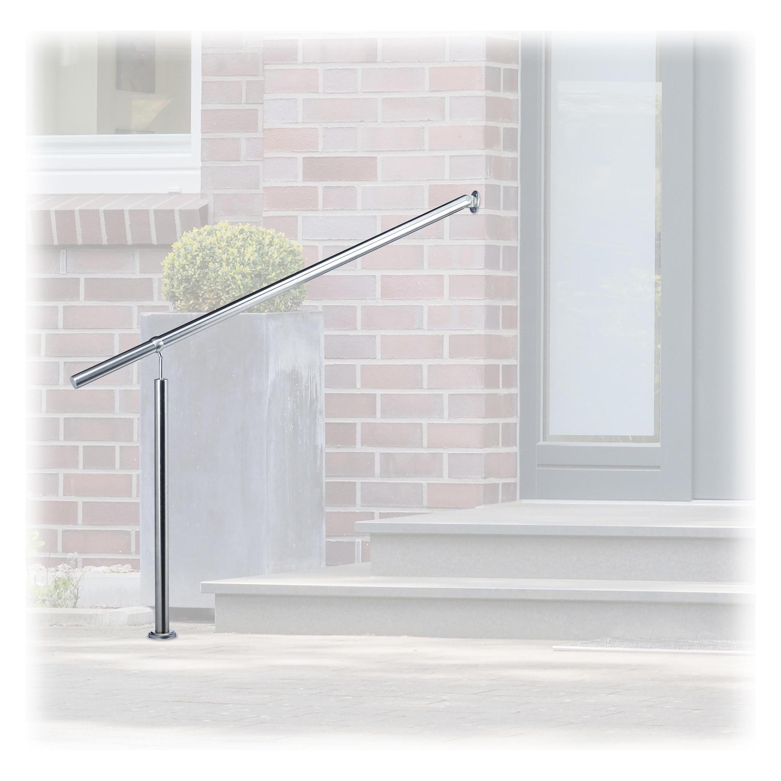 Relaxdays Treppengeländer (Edelstahl) (4052025952020)
