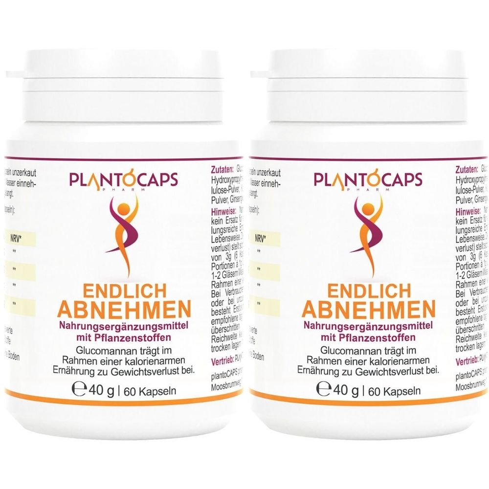 plantoCAPS Endlich Abnehmen x2 2x60 St Kapseln