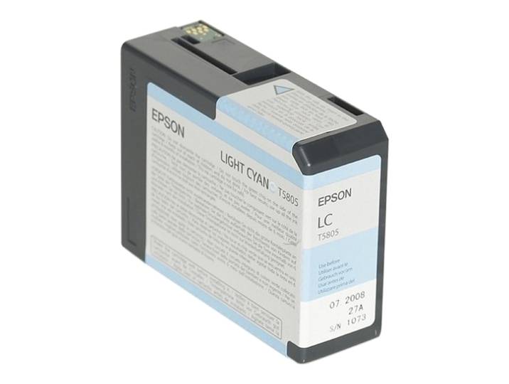 Epson enkelverpakking inktpatroon licht cyaan T580500