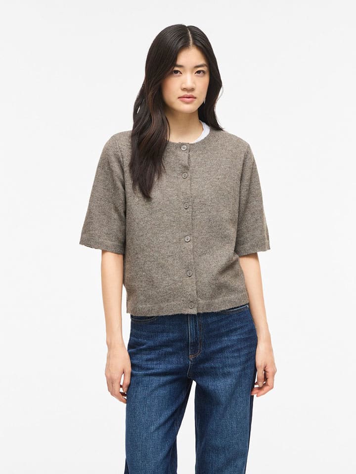 Vila Cardigan "Viliga" in Taupe - XS