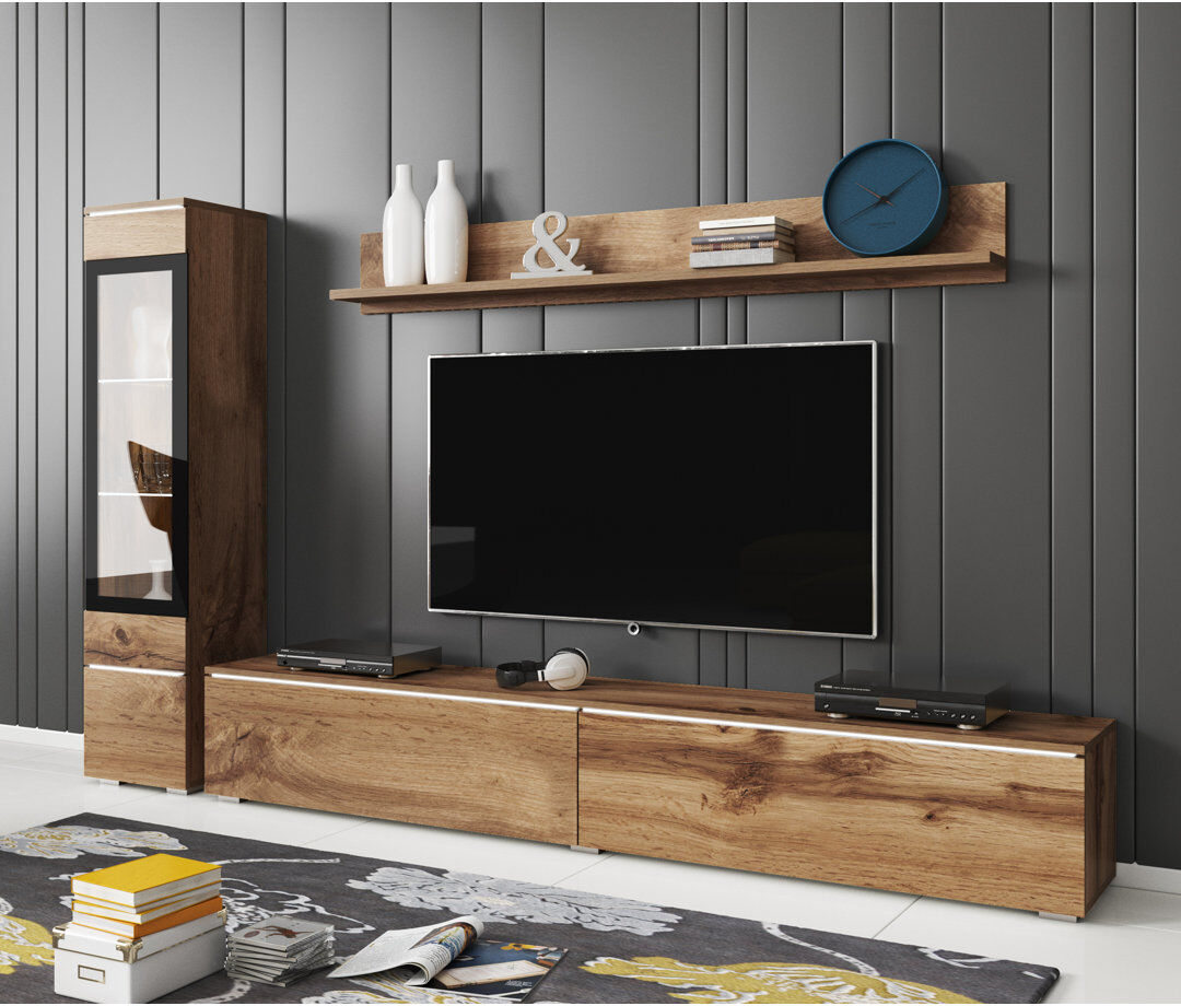 Zipcode Design Dorfman TV Stand for TVs up to 78" Wotan oak 78"