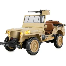 Amewi Jeep Willys MB Scale Crawler 4WD 1:14 RTR sand (RTR Ready-to-Run)
