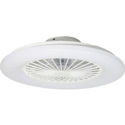 Lucci AIR Deckenventilator 20 W (Ø) 50 cm Weiß mit Fernbedienung, mit Beleuchtung 513200