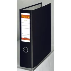 bene Doppelordner 2x A5 quer Karton schwarz