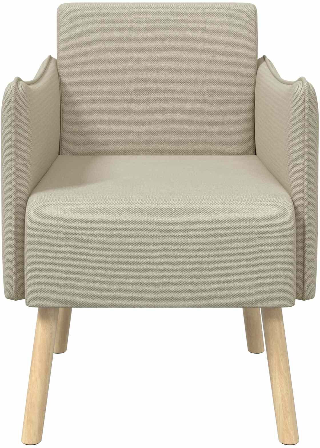 vidaXL Chaise d'appoint Sable Velours grainé
