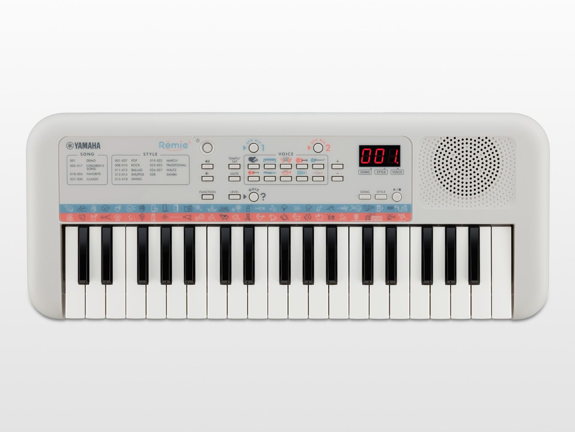 Yamaha PSS-E30 Teclado Infantil 37 Teclas 74 Sons 20 Musicas
