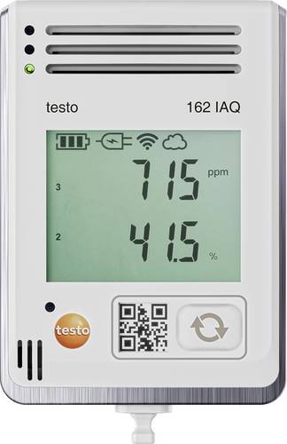 Testo 0572 1626 162 IAQ Multi-Datenlogger Messgröße CO2, Luftdruck, Temperatur, Luftfeuchtigkeit 0 bis +50°C 0 bis 100% rF 0.600