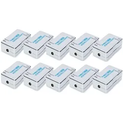 Digitus Anschlussmodul für Twisted-Pair-Kabel LSA, geschirmt, CAT 6, 10 Stück (Kabel Verbindungsbox), Zubehör Netzwerk