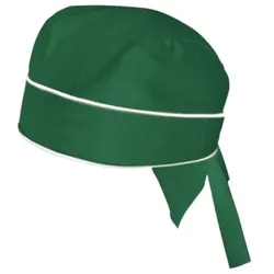 Exner 109 - Bandana : Flaschengrün 65% Polyester 35%Baumwolle 220 g/m2