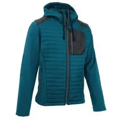 MAUL Herren Funktionsjacke Penia 2XT-HybridSteppjacke+Kap, Größe 52 in Blau Blau