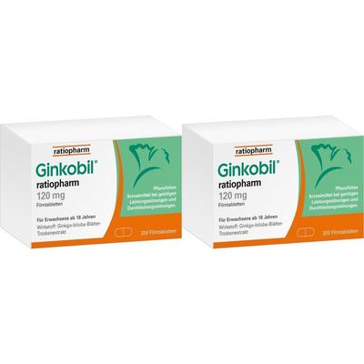 GINKOBIL-ratiopharm 120 mg Filmtabletten 2x200 St