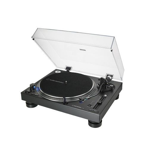 Audio-Technica AT-LP140XPBK Direkt angetriebener DJ-Plattenspieler (Schwarz)