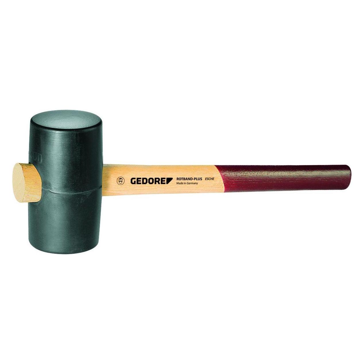 Gedore 227 E-3 Gummihammer mit Eschenstiel, d 75 mm (770 g) (8827040)