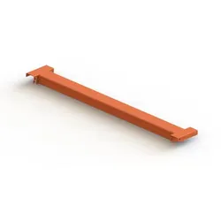 Tiefenauflage schwer 80/50/2x 1100mm RAL 2001 rotorange 1500kg pPaar aufgelegt