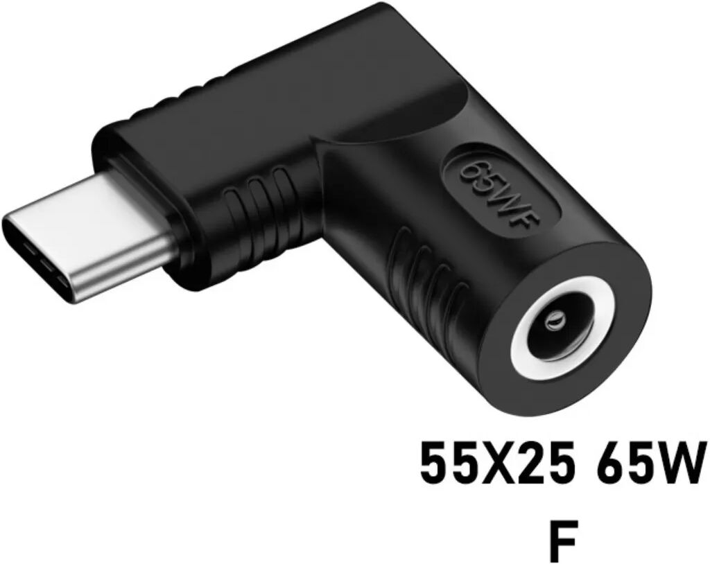 INF DC Buchse auf USB Typ-C Stecker Adapter 65W - Power Delivery Konverter