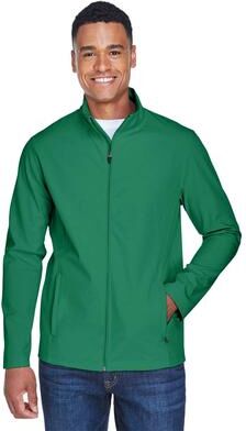 Team 365 TT80 Men's Leader Soft Shell Jacket in Sport Kelly size Large
