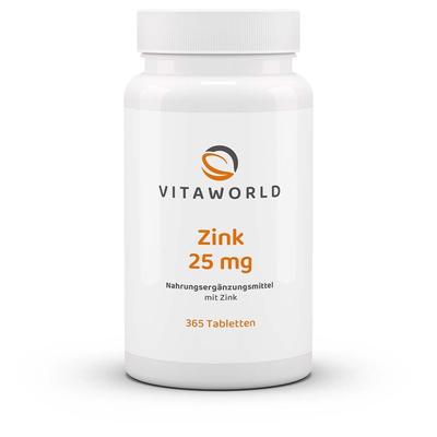 Zink 25 mg Tabletten 365 St