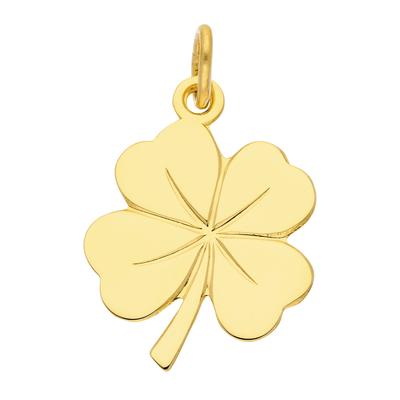 Kettenanhänger ADELIA´S "333 Gold Anhänger Kleeblatt", gold, Schmuckanhänger, Damen, Gold, Kettenanhänger, 333 Gold Goldschmuck für Damen