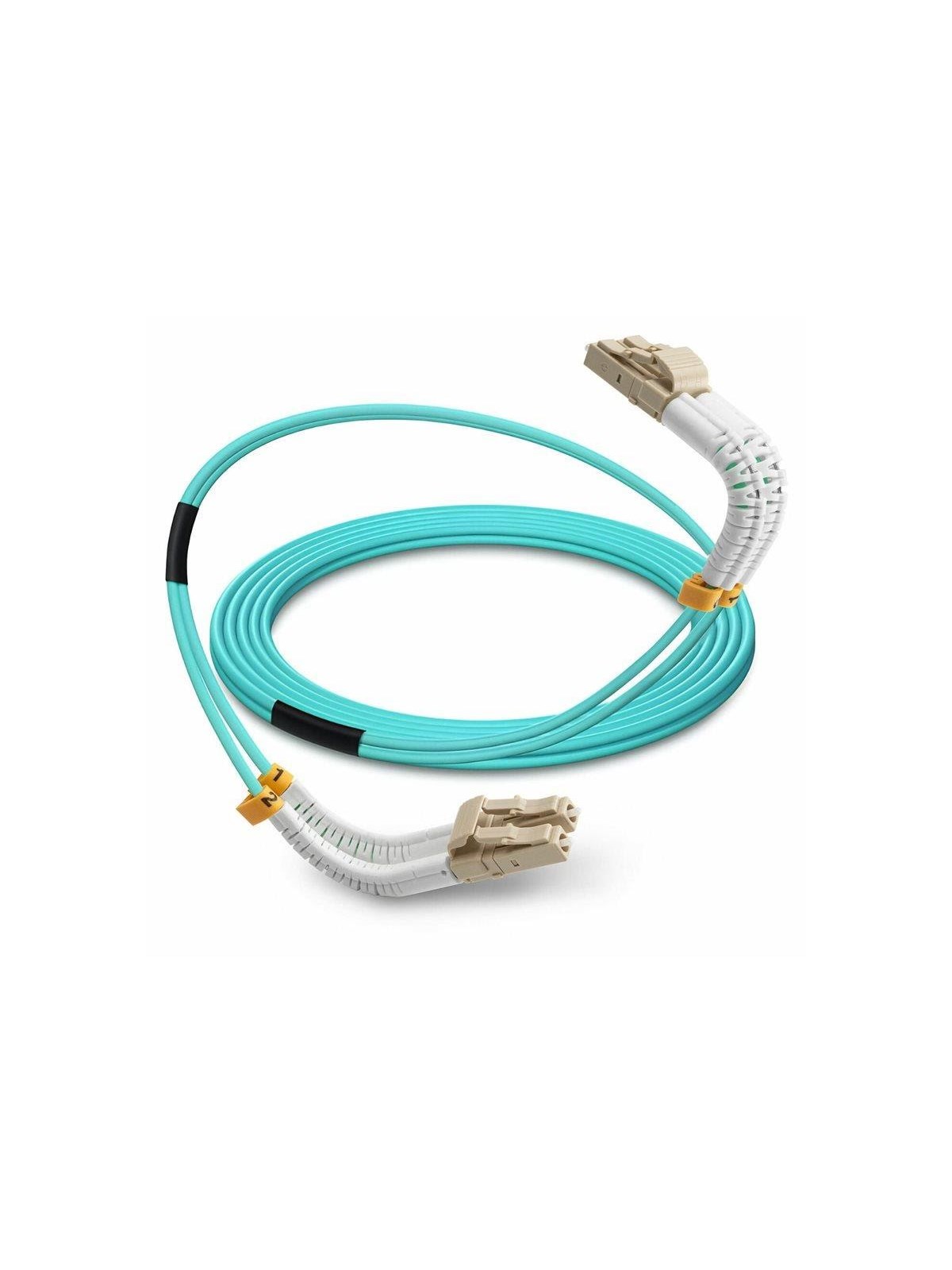 Lanview Bendable patch cable - 2 m - aqua - Blau - 2m