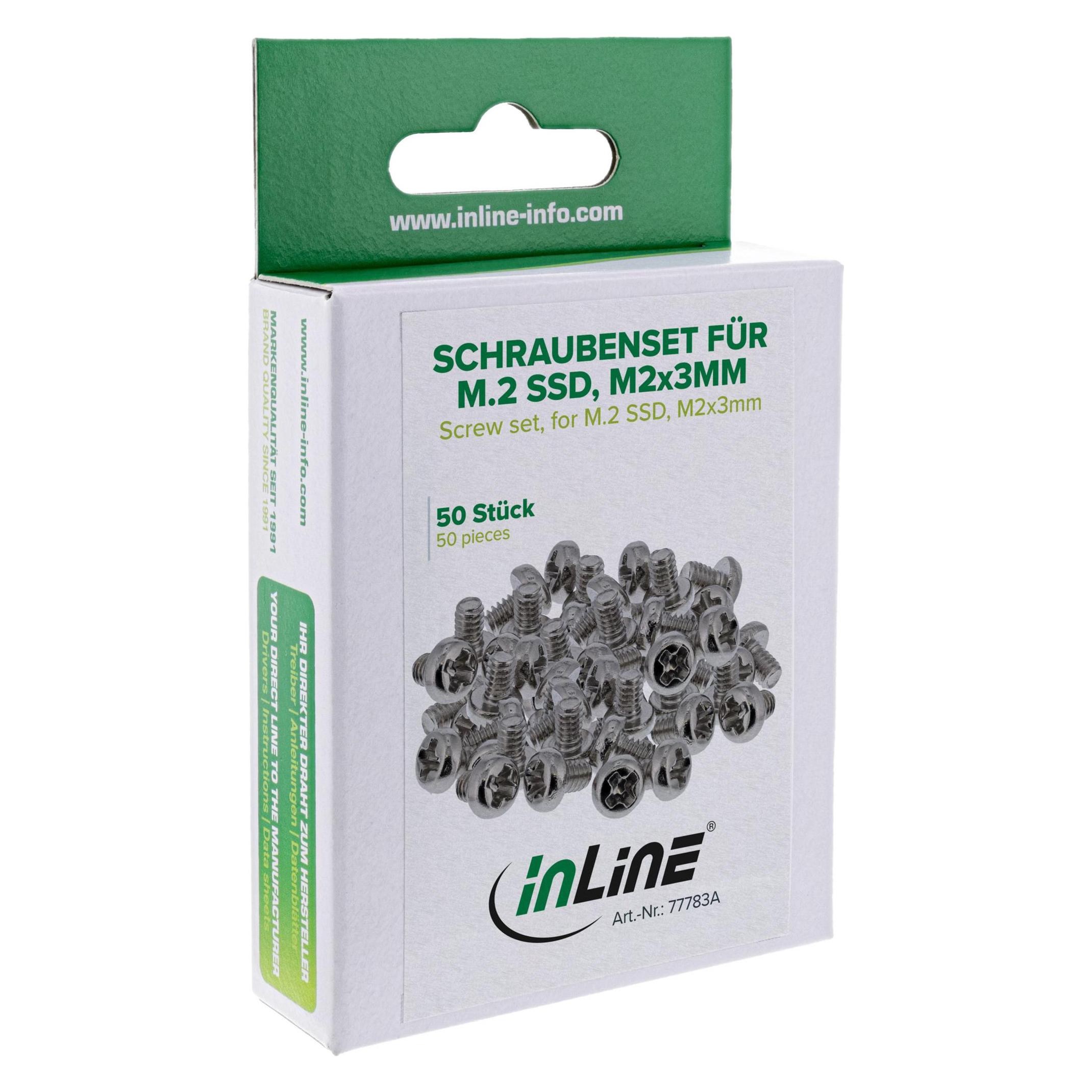 InLine 50er Pack Schraubenset (77783A)