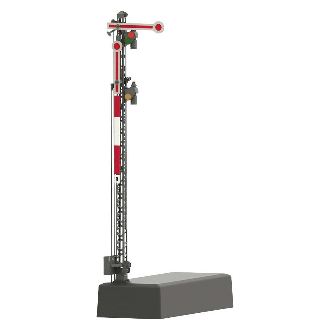 Märklin 70415 H0 Formsignal 2flügelig, Gittermast Hauptsignal Fertigmodell (70415)