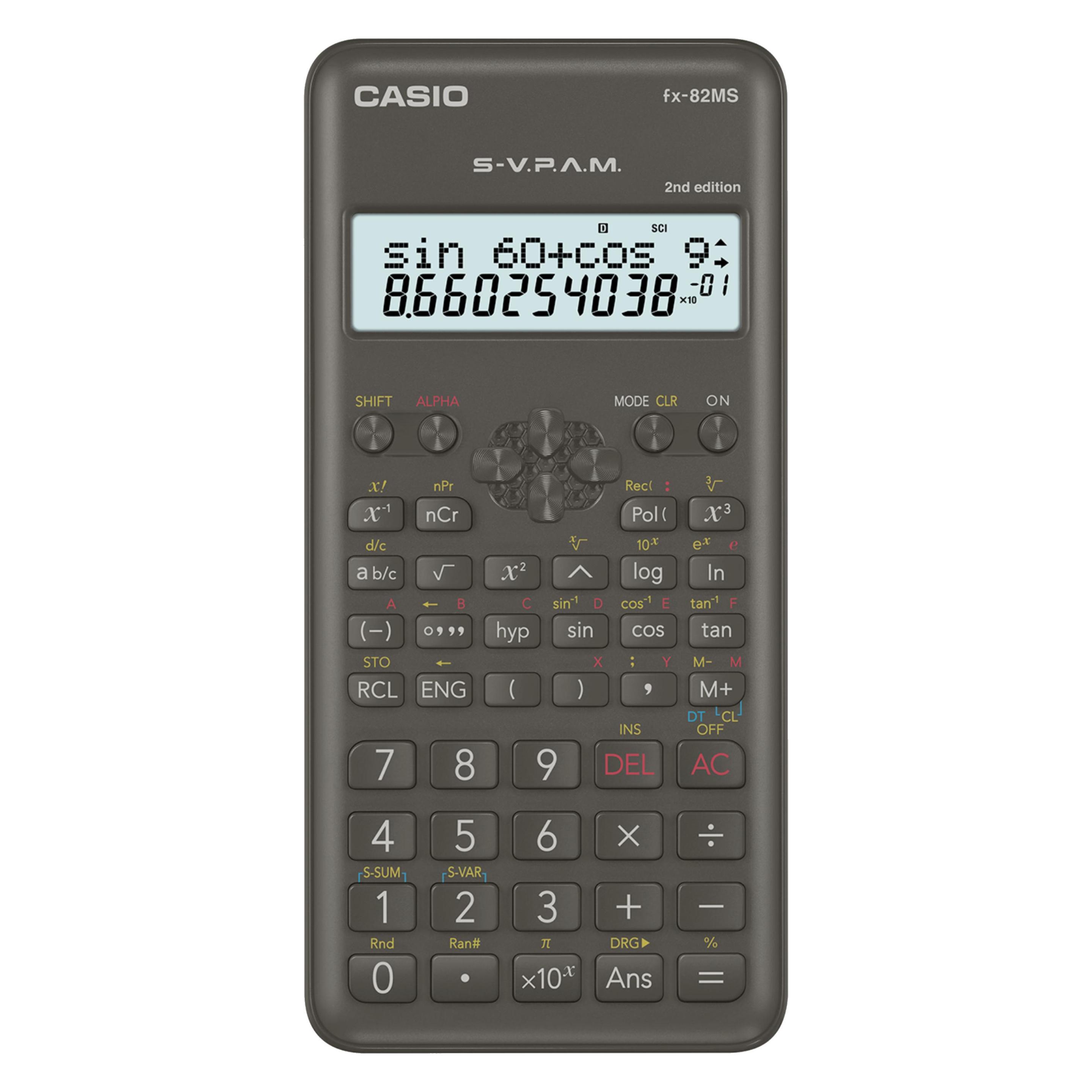 Casio FX-82MS 2nd Edition (Batteriebetrieb) (FX-82MS-2)