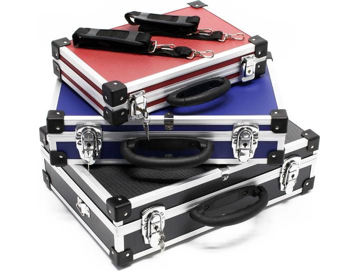 Aluminium Valise Set de 3 pcs. Boite à outils dans 3 tailles différentes