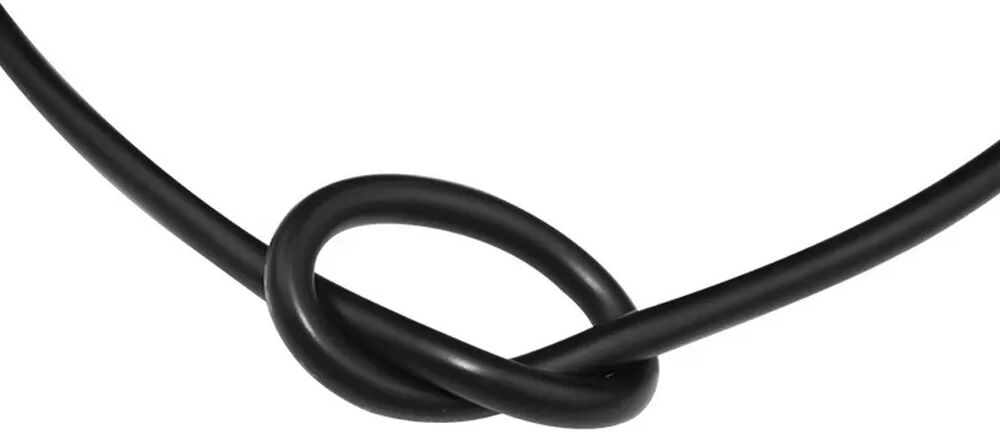 INF Fil multiconducteur noir UL2464 26AWG à 2 conducteurs - 1 mètre, câble isolé en PVC flexible