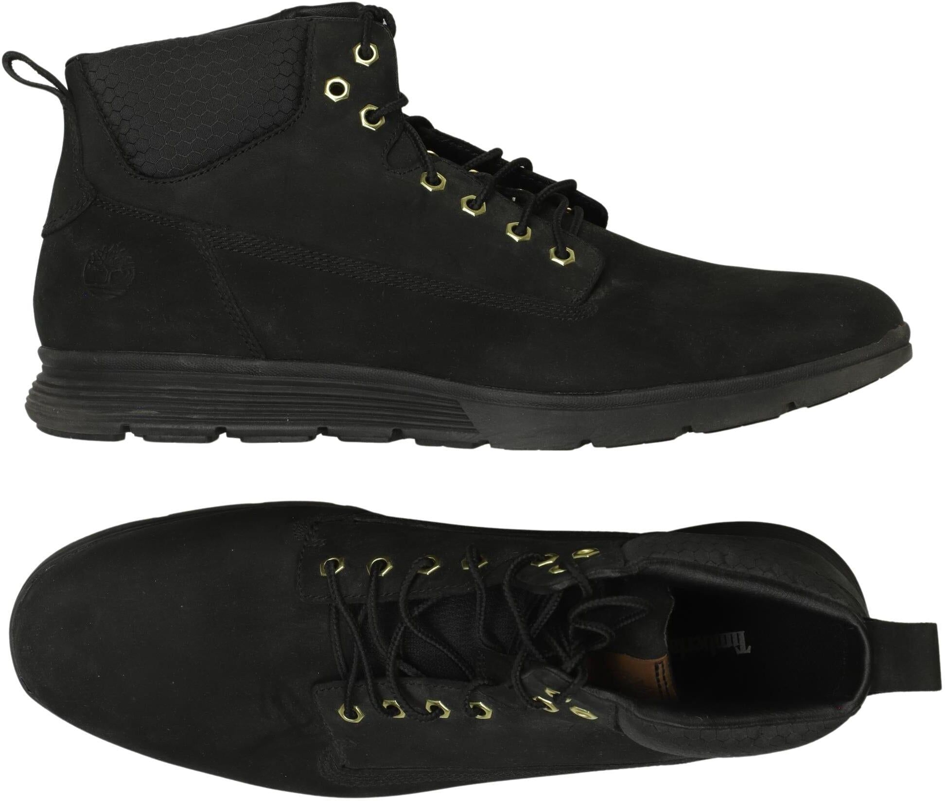 Timberland Herren Stiefel, Schwarz, Gr. EU 45, Leder - Second Hand