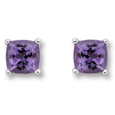 Paar Ohrhänger ONE ELEMENT "Amethyst Ohrringe Ohrstecker aus 333 Weißgold", silber, Ohrringe, Damen, Damen, Gold Weißgold 333, Gold, Weißgold 333, Feine Gestaltung – ein Sinnbild mit ruhiger Eleganz