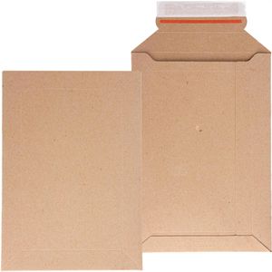 Böttcher-AG Versandtaschen braun, A5, ohne Fenster, haftklebend, aus Karton, 100 Stück