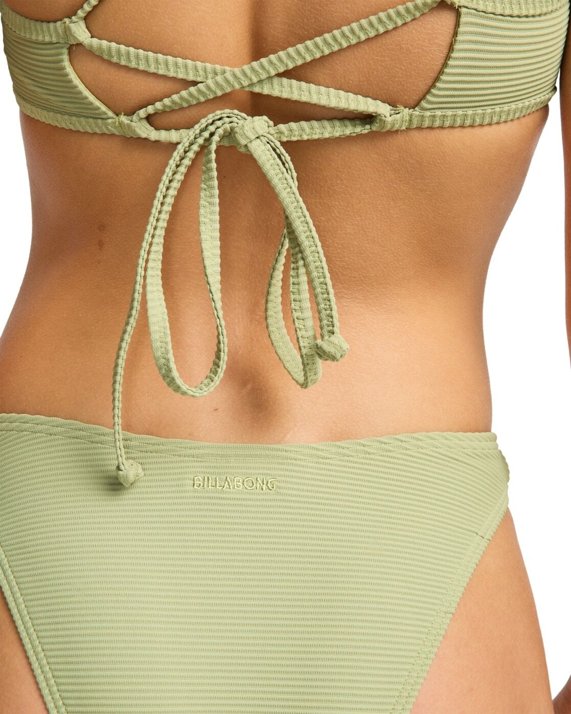 Bikini-Hose BILLABONG "Tanlines", Damen, Gr. S, grün (avocado), Obermaterial: 91% Polyester, 9% Elasthan., Badehosen Bikini-Hose avocado S