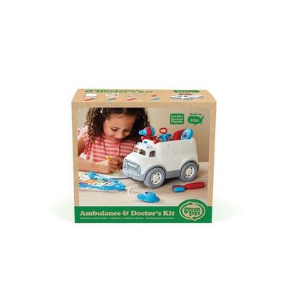 GREENTOYS - Krankenwagen mit Arztausrüstung 10 Teile