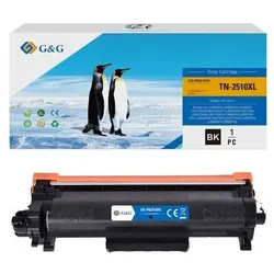 G&G, Toner, Toner kompatibel mit Brother TN2510XL (BK)