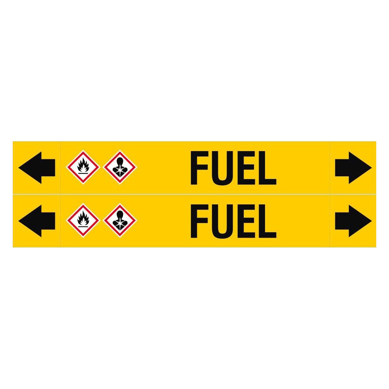 Brady ASME - Rohrmarkierer - Fuel (ASMEPM-50X345MM-FUEL)