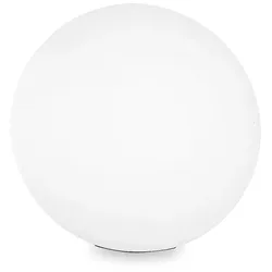 ROSSINI ILLUMINAZIONE Kugelförmige Gartenstehleuchte aus weißem Polycarbonat mit E27-Anschluss IP65 Ø 30 - 26,5 cm - Außenbeleuchtung für Gehwege und Grünflächen - Rossini