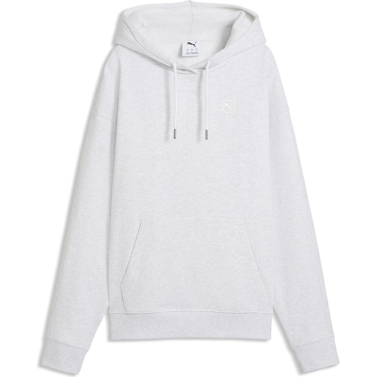 Puma Essentials Elevated Comfort Hoodie FL white glow heather (05) S 694073-05-S