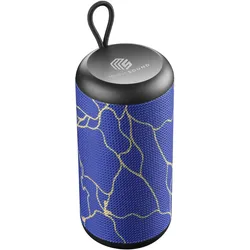 Music Sound BTSPKMSVERTICAL241 (4 h), Bluetooth Lautsprecher, Schwarz, Blau