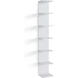 Vicco, Schuhschrank, Schuhregal Paolo, Weiss, 30 x 190 cm (30 x 28 x 190 cm)