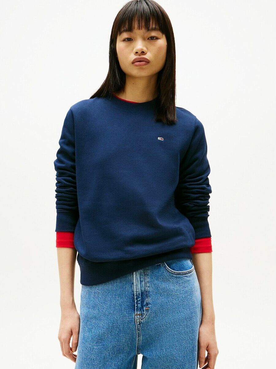 TOMMY JEANS Sweat col rond à manches longues